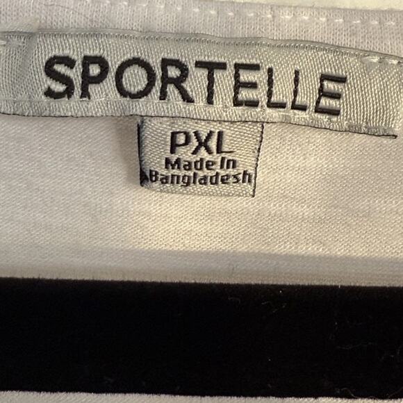 Sportelle Women's PXL Coastal Graphic Tee Beach Scene Top Tropical Summer Retro - Picture 5 of 6